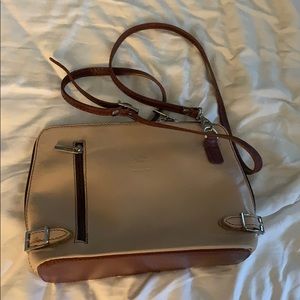 Handmade Real Italian Leather Neutral Crossbody
